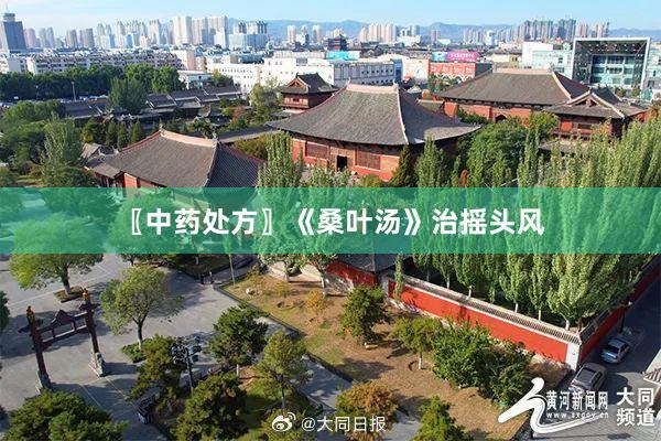 〖中药处方〗《桑叶汤》治摇头风